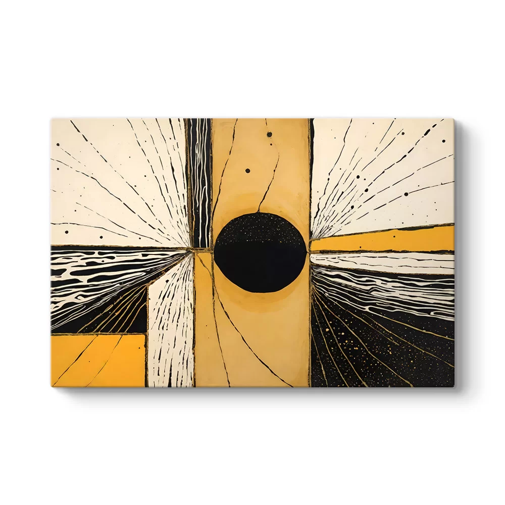 Cosmic Balance Soyut Kanvas Tablo